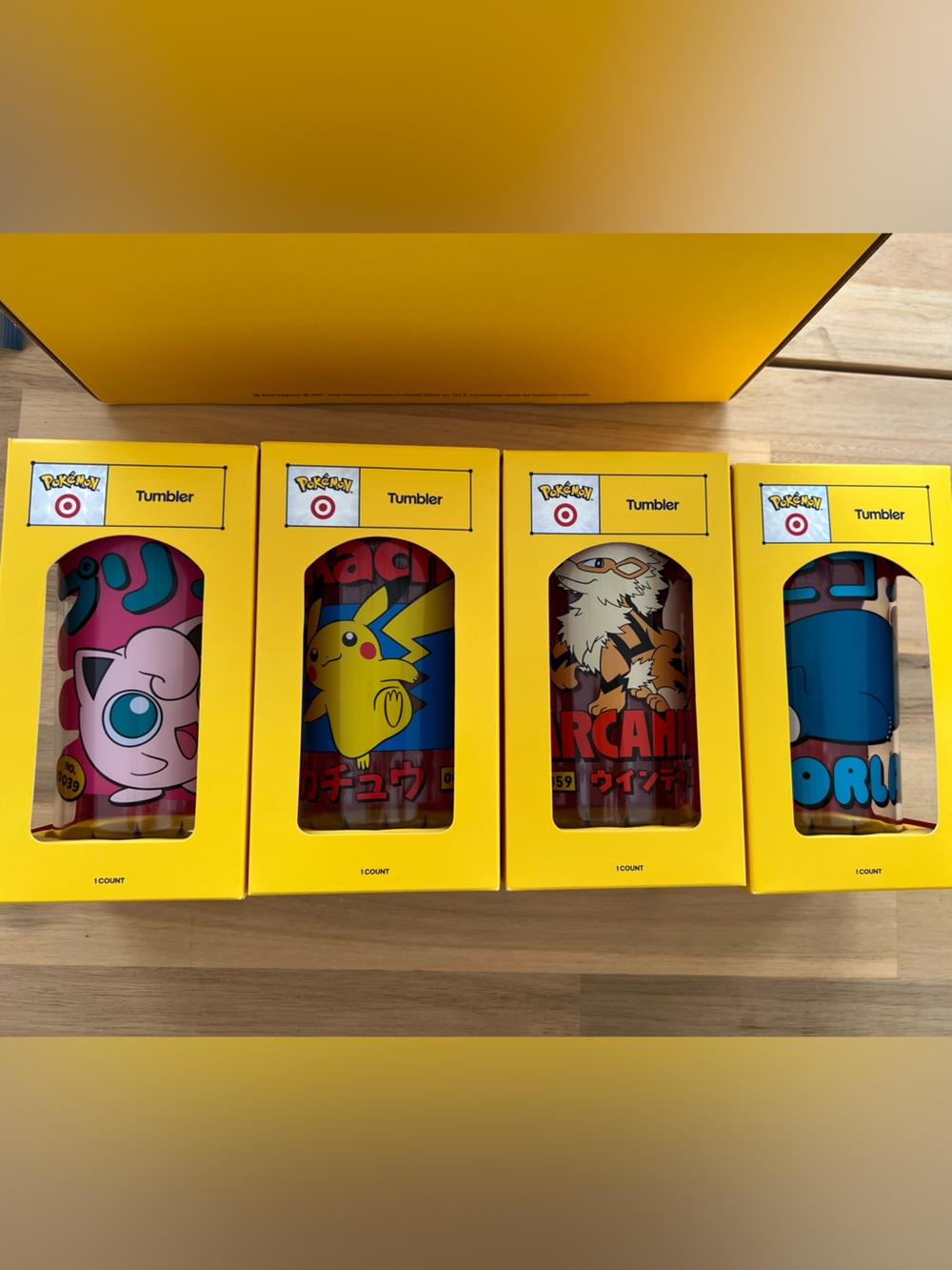 NIB Pokémon x Target 30th Anniversary Tumbler Set